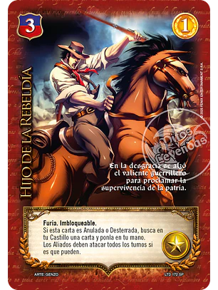 Hijo de la rebeldía (LTD - Set Paralelo)
