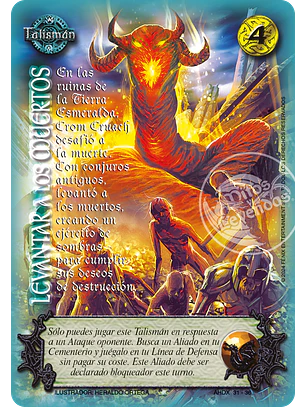 Levantar a los muertos (AHDX - Necromancia)