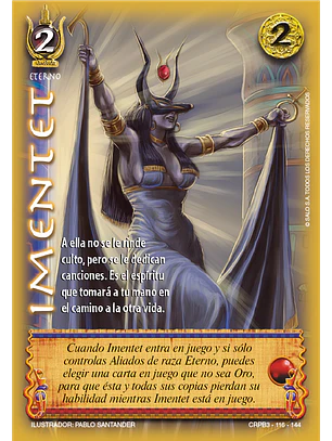 Imentet (CRPB3 - Eterno)