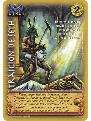 Traicion de Seth (TKPB23 - Fe Sin Limite)