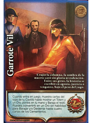Garrote vil (LTD - Cortesana Foil)