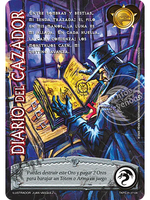 Diario del Cazador (TK25 - Honor y Ferocidad)