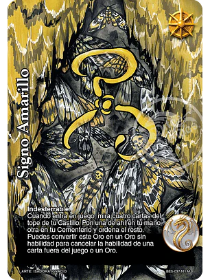 Signo Amarillo (Bestiarium - Arte Alternativo)