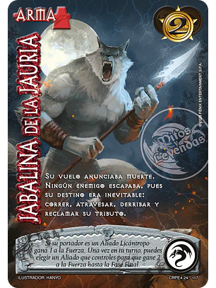 Jabalina de la Jauria (Kit Racial Licántropo 2025)
