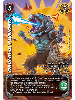 Daikaiju Furioso (MTB - Invasores Galácticos)