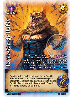 Explosión de Rabia (Bestiarium - VC Foil)