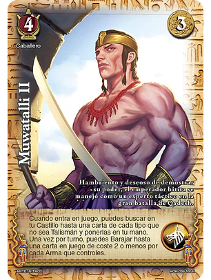 Muwatalli II (La Venganza de Horus - Real)