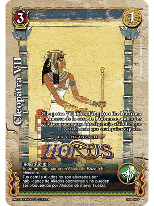 Cleopatra VII (La Venganza de Horus - Promocional)