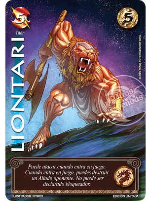 Liontari (LBPB25 - Foil lluvia premium)