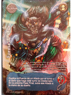 Forma de Oso (VAL - VC Foil)