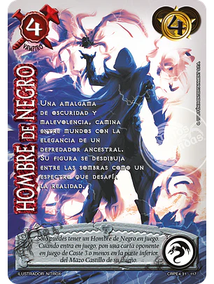 Hombre de Negro (Kit Racial Vampiro 2025)