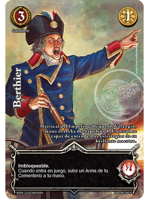 Berthier (Napoleón - VC Foil)