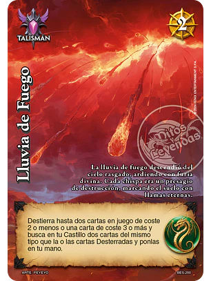 Lluvia de Fuego (Bestiarium - Promocional)