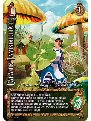 Capa de Invisibilidad  (ONY - MA)