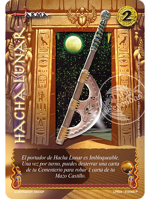 Hacha Lunar (Kit de Batalla LPB3.0 – Orden)