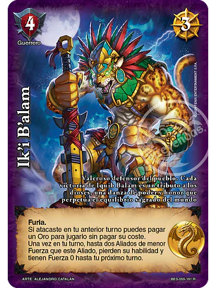 Ik'i B'alam (Bestiarium - Real)