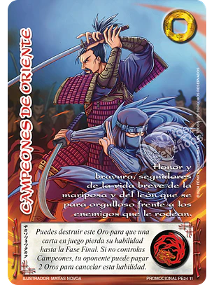Campeones de Oriente (LBPE24 - Arte Alternativo)