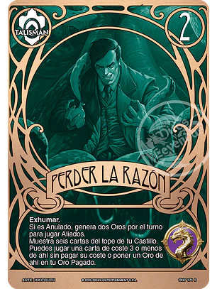 Perder la Razón (ONY - Secreta)