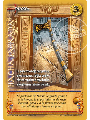 Hacha Sagrada (Clásico DOMRA - Real)