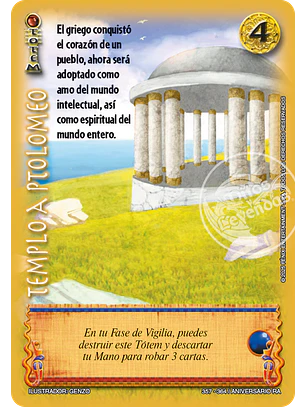 Templo a Ptolomeo (Aniversario de Ra - Vasalla)