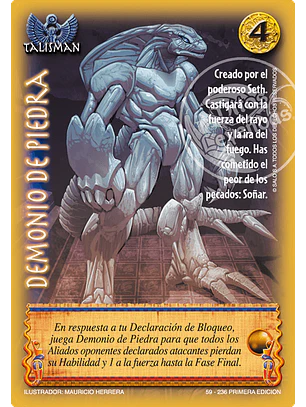 Demonio de Piedra (Clásico DOMRA - Real)