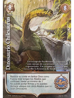 Dinosaurio Chilesaurus (LTD - Vasalla Foil)