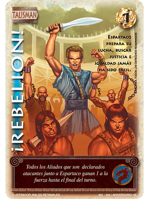 ¡Rebelión! (HELENICA ANIV - Vasalla)