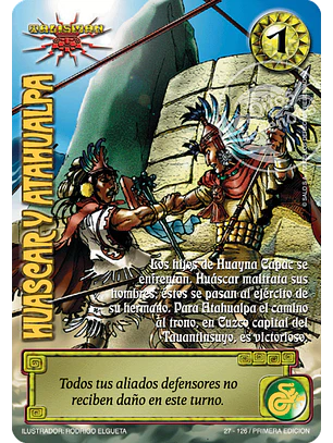 Huascar y Atahualpa