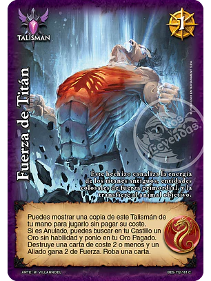Fuerza de Titán (Bestiarium - Cortesana)