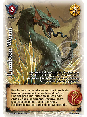 Lambton Worm (Bestiarium - VC Foil)