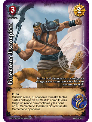 Guerrero Escorpión  (Bestiarium - Vasalla)