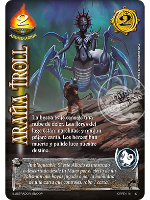 Araña Troll (Kit Racial Abominación 2025)