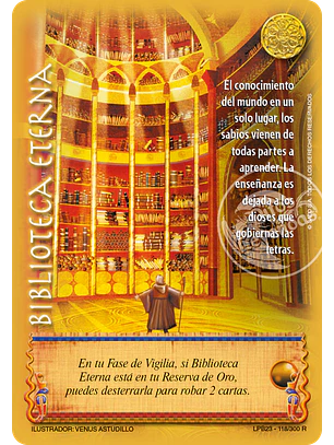 Biblioteca Eterna (Leyendas PB 3.0 – Reales)