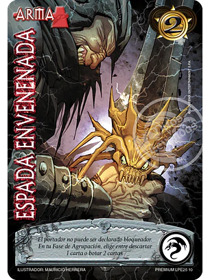 Espada envenenada (LPE25 - Foil Premium)