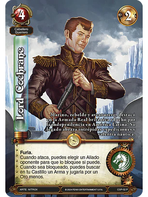 Lord Cochrane (Aventuras Steampunk)