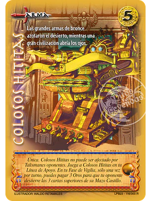 Colosos Hititas (Leyendas PB 3.0 – Reales)