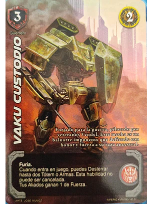 Vaku Custodio (KVM - Cortesana Foil)