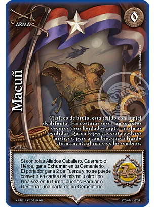 Macuñ (LTD - Reales)