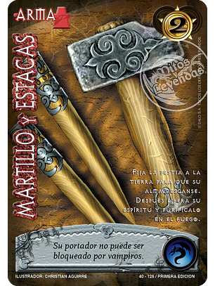 Martillo y Estacas