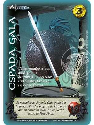 Espada Gala (HD Aniversario - Cortesana)