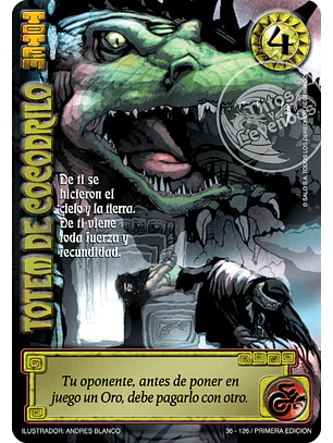 Totem de Cocodrilo