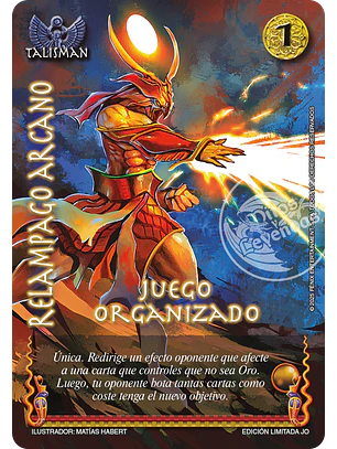 Relámpago Arcano (Juego Organizado)