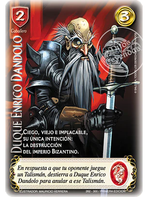 Duque Enrico Dandolo (Clásico CRU - Cortesana)