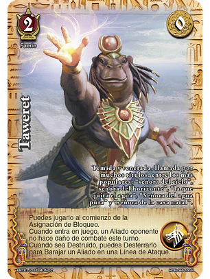 Taweret (La Venganza de Horus - Real)