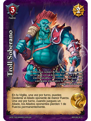 Troll Soberano (Bestiarium - Real)
