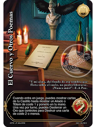 El Cuervo y otros Poemas (ONY - VC Foil)