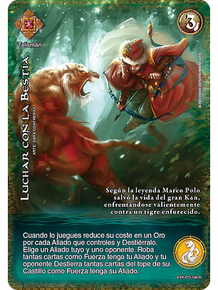 Luchar con la bestia (EXP - Real)