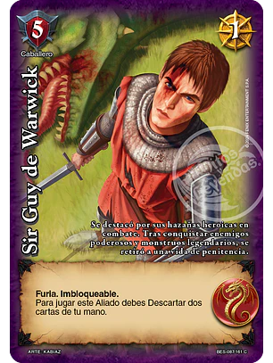 Sir Guy de Warwick (Bestiarium - Cortesana)