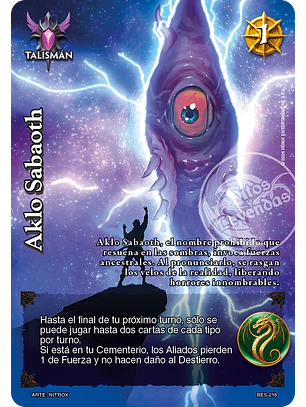 Aklo Sabaoth (Bestiarium - Promocional)