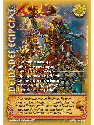 Deidades Egipcias (CRPB3 - Eterno)
